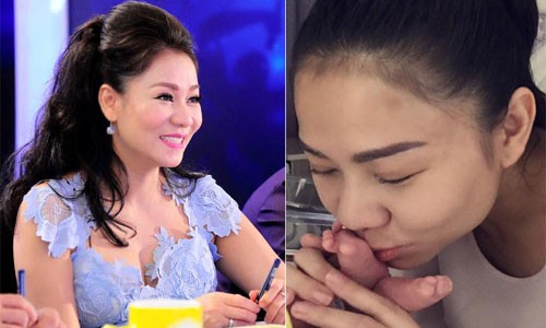 Top 8 Vietnam Idol chuc mung Thu Minh sinh con trai